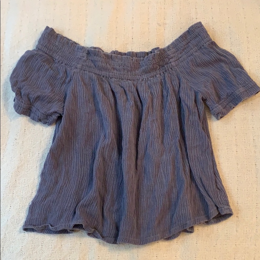 Full Tilt Off Shoulder Crop Top